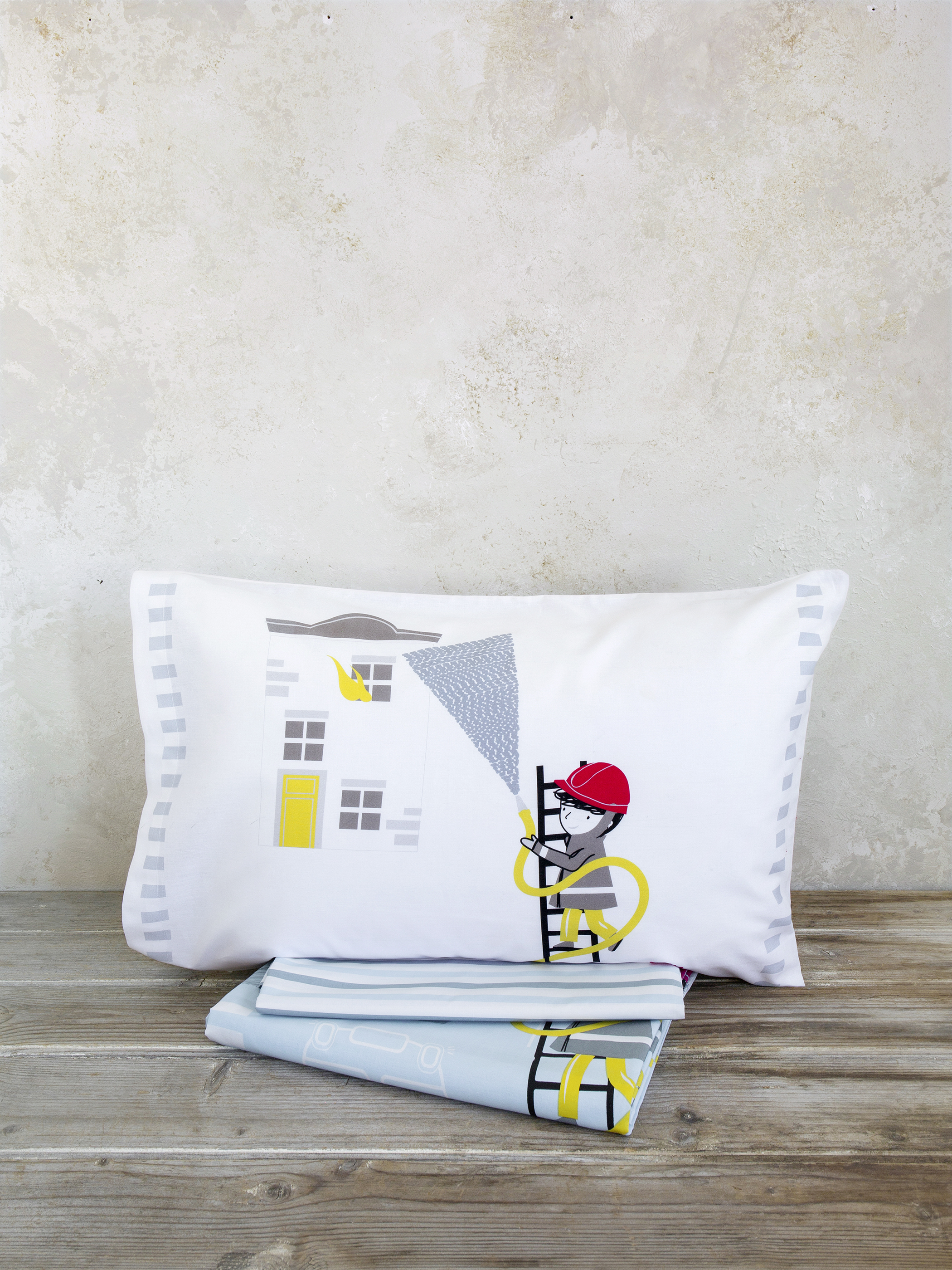 Σετ Παπλωματοθήκη Μονή - Pompier